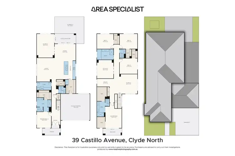 Floorplan of Homely house listing, 39 Castillo Avenue, Clyde North VIC 3978