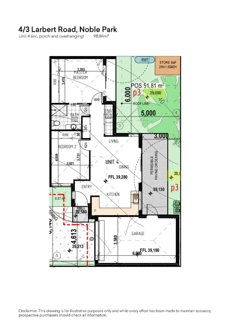 Floorplan of Homely unit listing, 4/3 Larbert Road, Noble Park VIC 3174