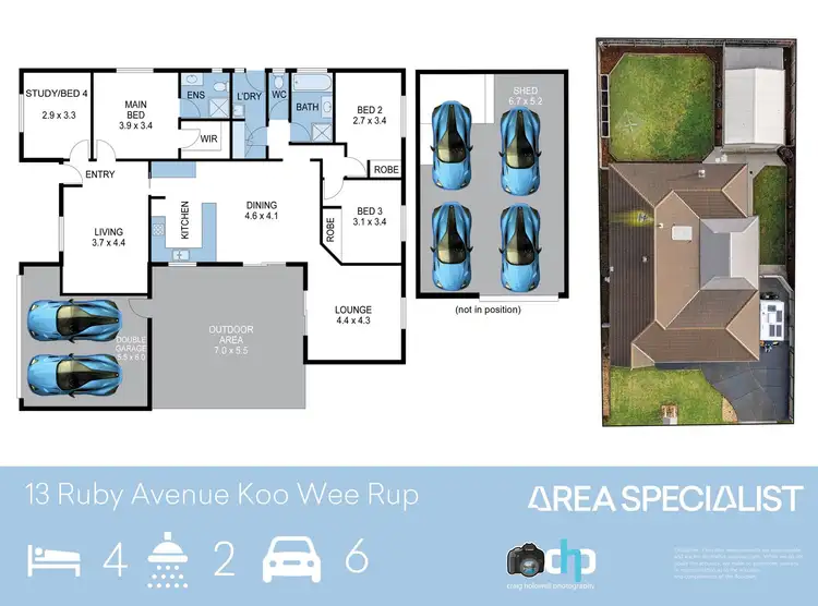 Floorplan of Homely house listing, 13 Ruby Avenue, Koo Wee Rup VIC 3981
