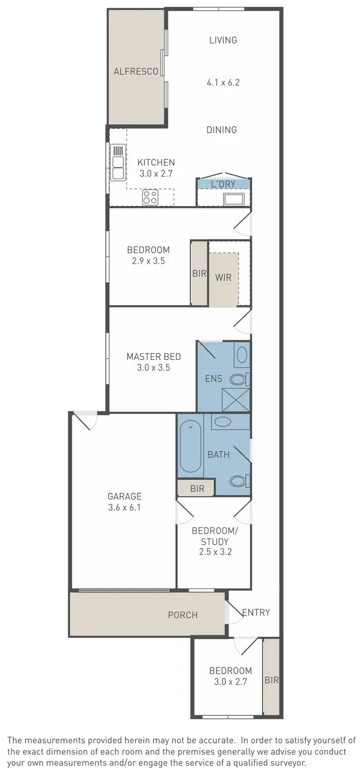 Floorplan of Homely unit listing, 26A Robertson Crescent, Laverton VIC 3028