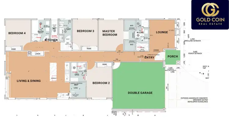 Floorplan of Homely house listing, 3 Tipperary Drive, Rockbank VIC 3335