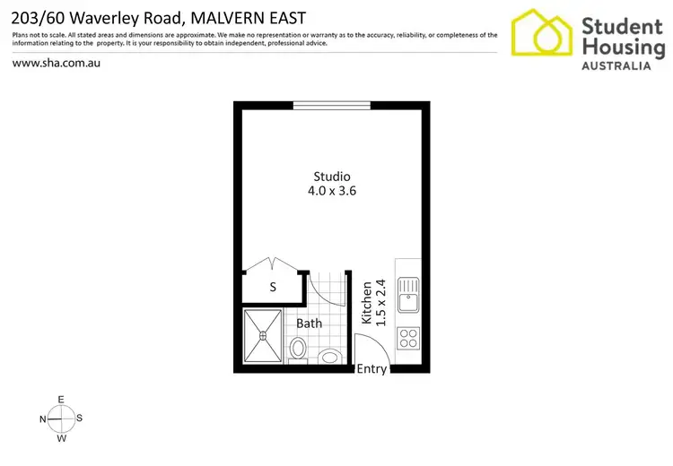 Floorplan of Homely apartment listing, 203/60 Waverley Road, Malvern East VIC 3145