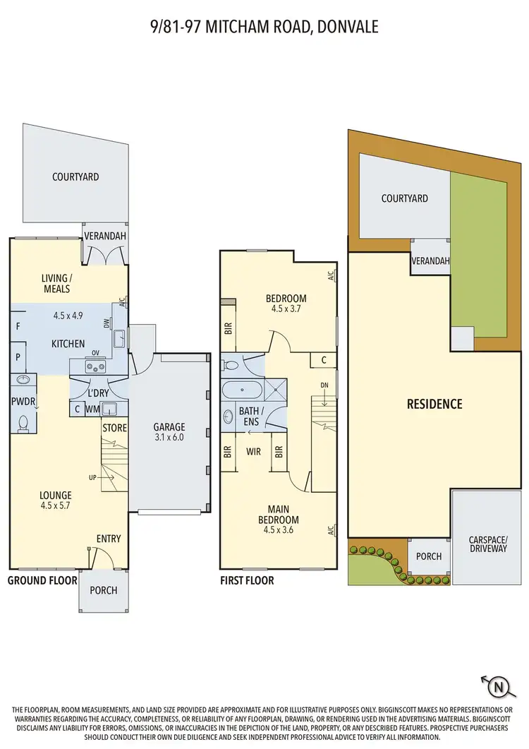 Floorplan of Homely townhouse listing, 9/81-97 Mitcham Road, Donvale VIC 3111