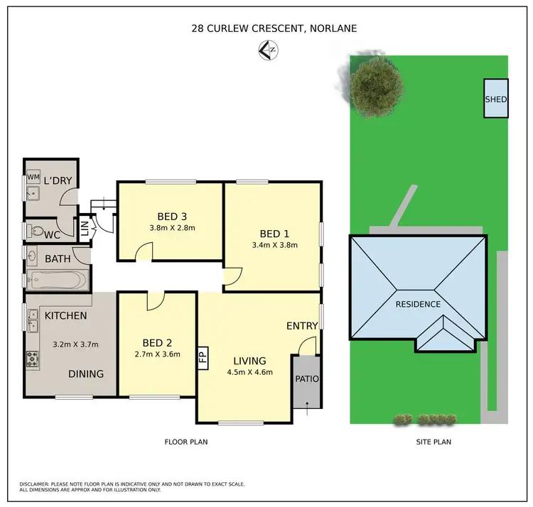 Floorplan of Homely house listing, 28 Curlew Crescent, Norlane VIC 3214