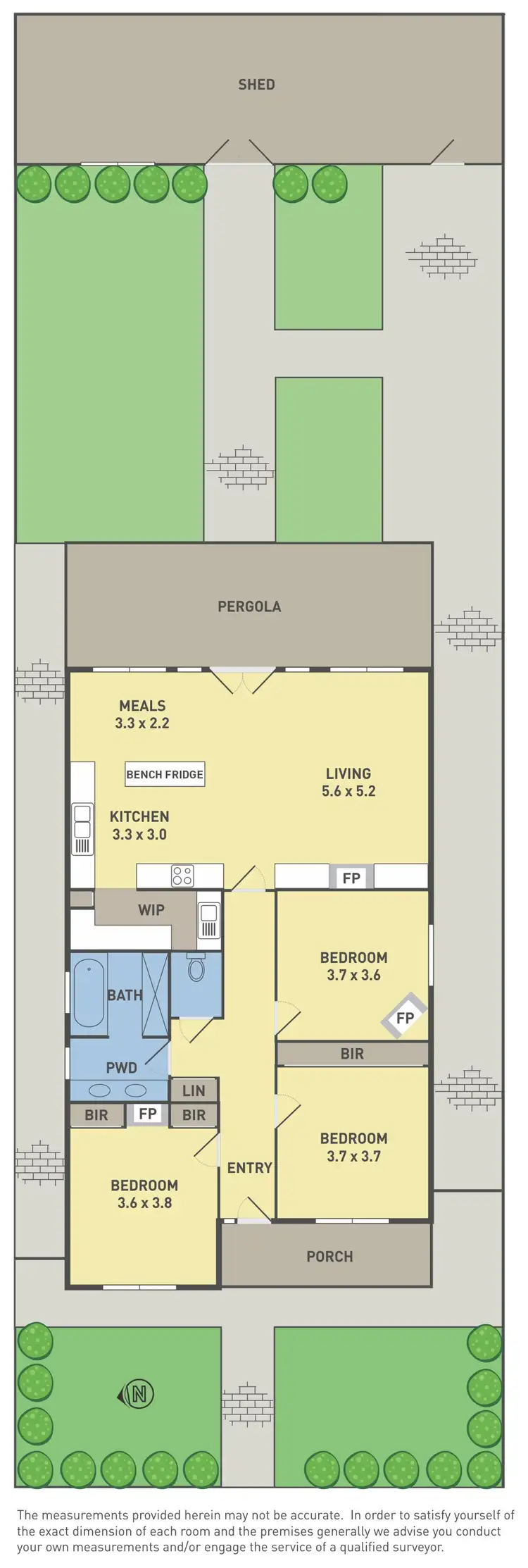 Floorplan of Homely house listing, 2 Whitty Street, Sunshine VIC 3020