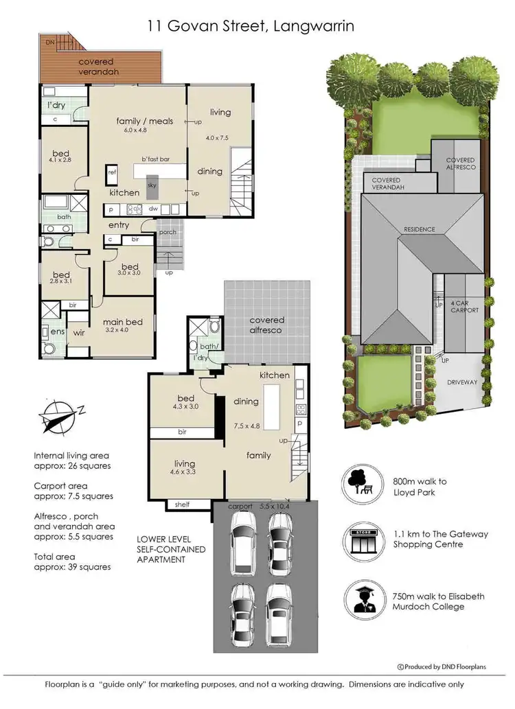 Floorplan of Homely house listing, 11 Govan Street, Langwarrin VIC 3910
