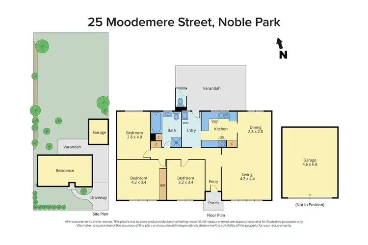 Floorplan of Homely house listing, 25 Moodemere Street, Noble Park VIC 3174