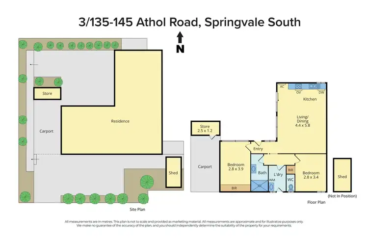 Floorplan of Homely unit listing, 3/135-145 Athol Road, Springvale South VIC 3172