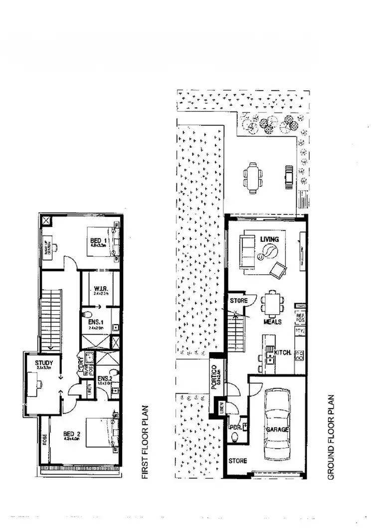 Floorplan of Homely townhouse listing, 28 Surfers Crescent, Carrum Downs VIC 3201