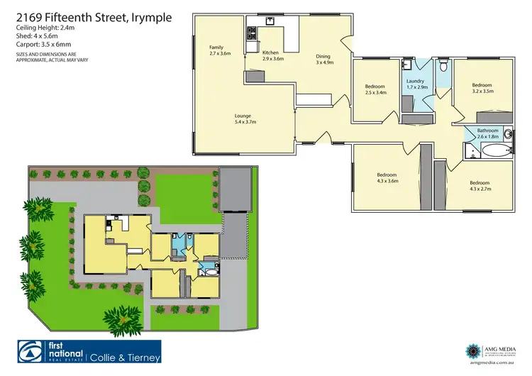 Floorplan of Homely house listing, 2169 Fifteenth Street, Irymple VIC 3498