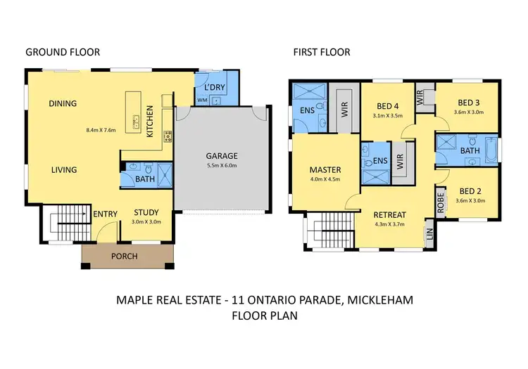 Floorplan of Homely house listing, 11 Ontario Parade, Mickleham VIC 3064