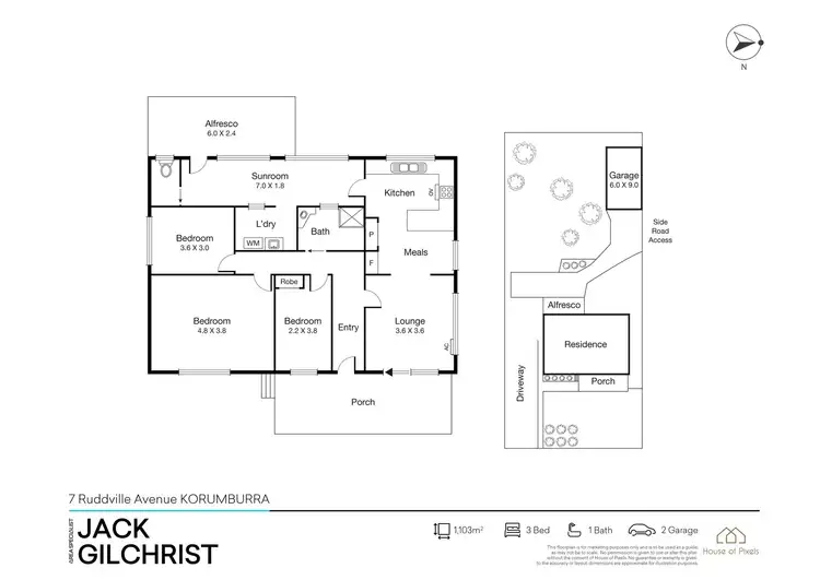 Floorplan of Homely house listing, 7 Ruddville Avenue, Korumburra VIC 3950