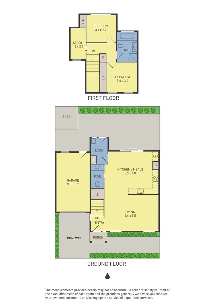 Floorplan of Homely townhouse listing, 90 King Edward Avenue, Albion VIC 3020