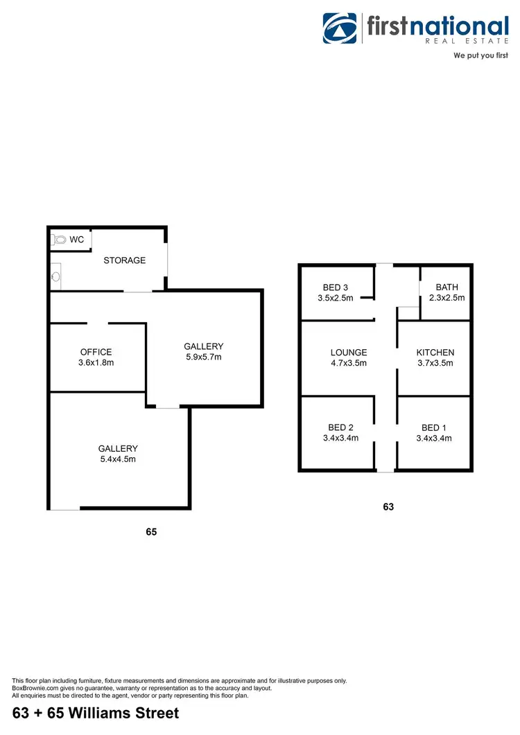 Floorplan of Homely house listing, 63-65 Williams Street, Broken Hill NSW 2880