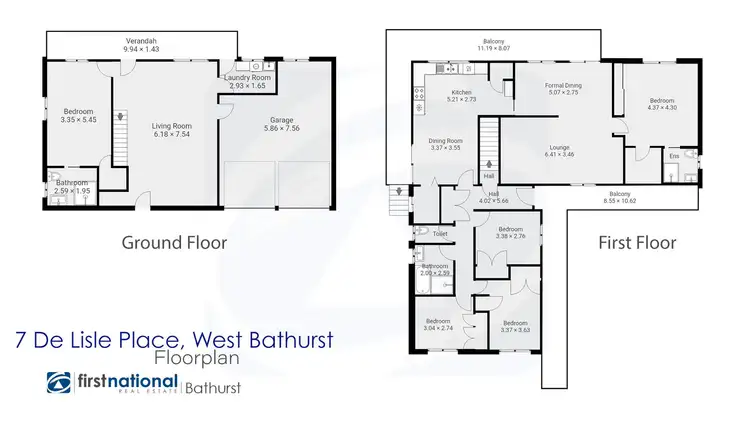 Floorplan of Homely house listing, 7 De Lisle Place, West Bathurst NSW 2795