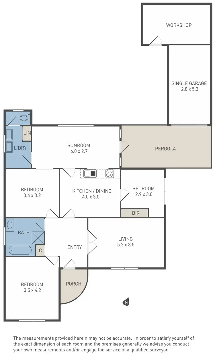 Floorplan of Homely house listing, 46 Edgar Street, Werribee VIC 3030