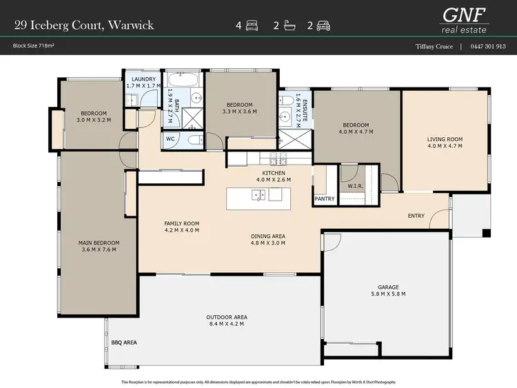 Floorplan of Homely house listing, 29 Iceberg Court, Warwick QLD 4370