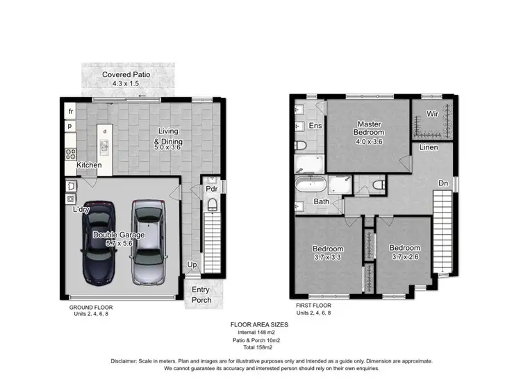 Floorplan of Homely townhouse listing, 14/31 Jotown Drive, Coomera QLD 4209
