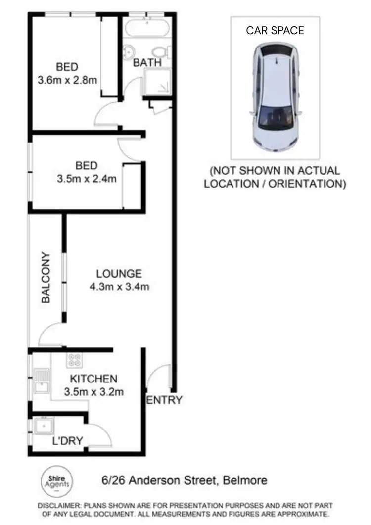 Floorplan of Homely apartment listing, 6/26 Anderson Street, Belmore NSW 2192