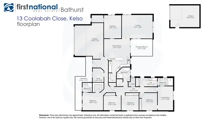 Floorplan of Homely house listing, 13 Coolabah Close, Kelso NSW 2795