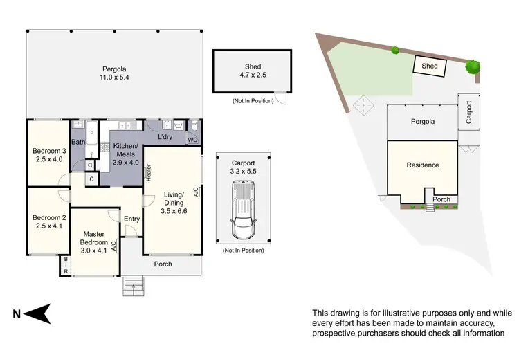 Floorplan of Homely house listing, 11 Banksia Court, Noble Park VIC 3174