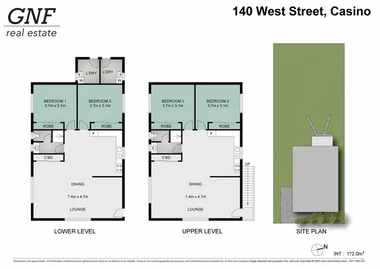 Floorplan of Homely block of units listing, 140 West Street, Casino NSW 2470