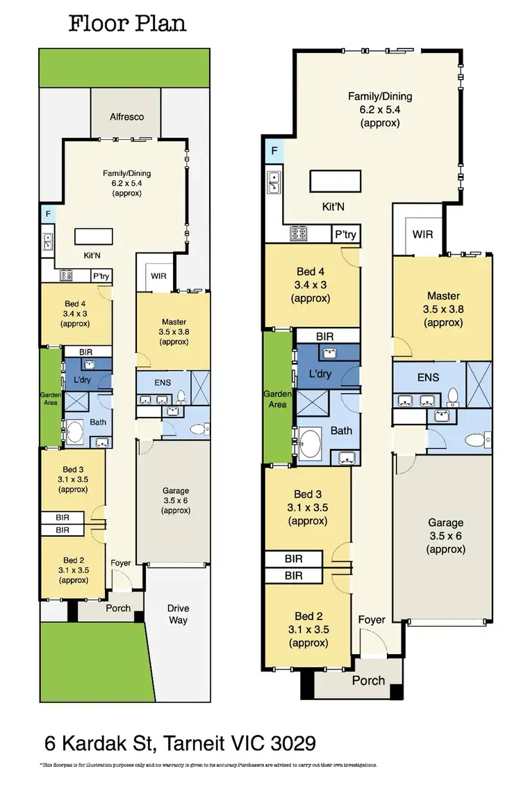 Floorplan of Homely house listing, 6 Kardak Street, Tarneit VIC 3029
