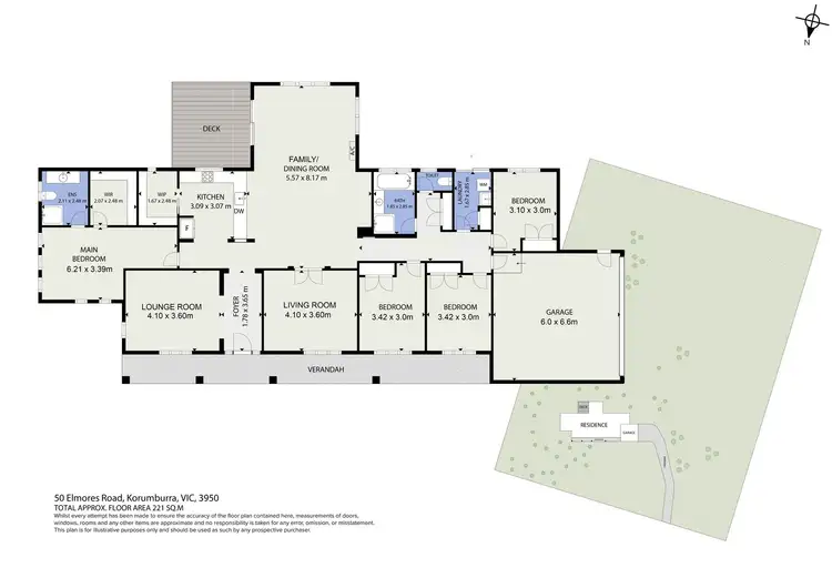 Floorplan of Homely house listing, 50 Elmores Road, Korumburra VIC 3950