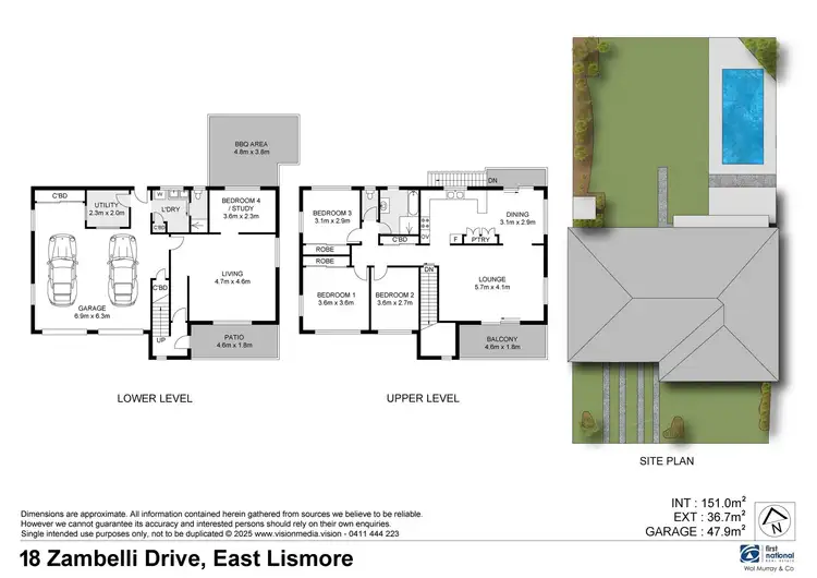 Floorplan of Homely house listing, 18 Zambelli Drive, East Lismore NSW 2480