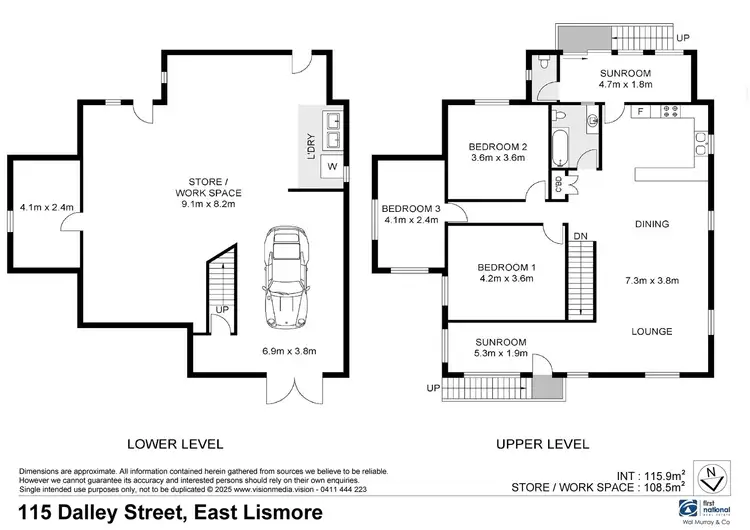 Floorplan of Homely house listing, 115 Dalley Street, East Lismore NSW 2480