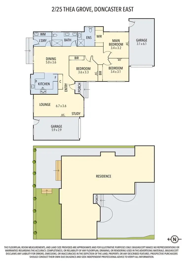 Floorplan of Homely unit listing, 2/25 Thea Grove, Doncaster East VIC 3109