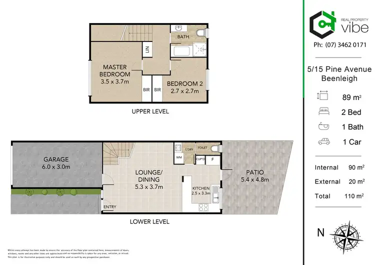 Floorplan of Homely unit listing, 5/15 Pine Avenue, Beenleigh QLD 4207