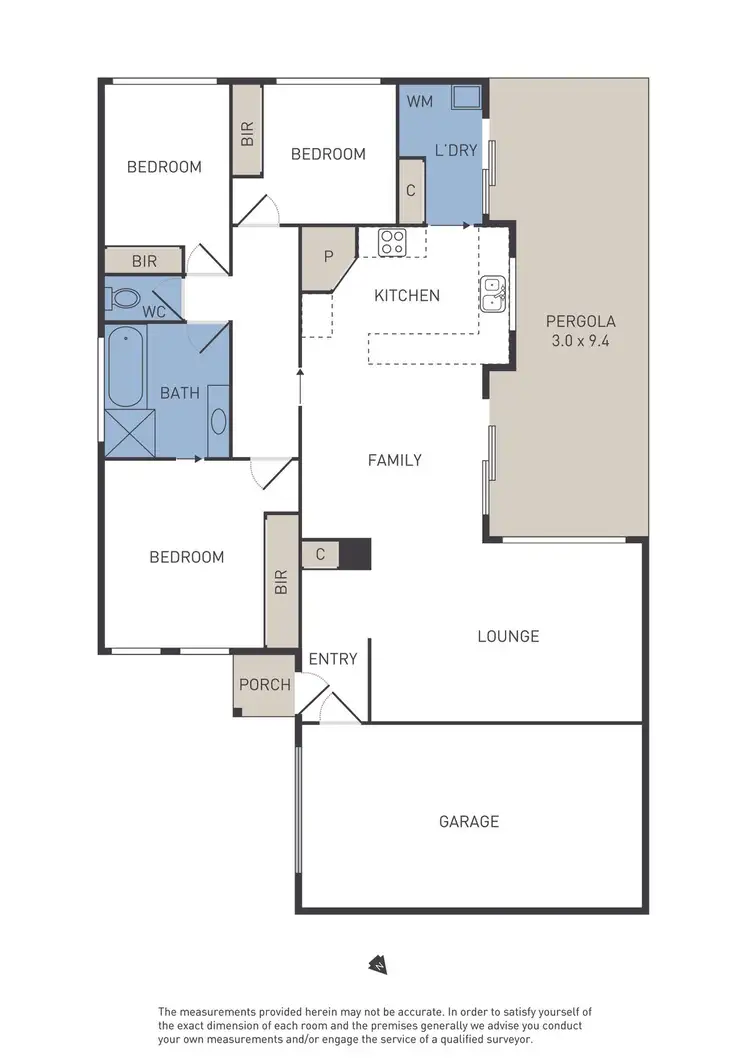 Floorplan of Homely unit listing, 1/22 Margaret Street, Werribee VIC 3030