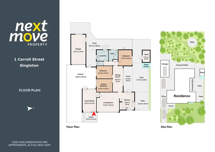Floorplan of Homely house listing, 1 Carroll Street, Singleton NSW 2330