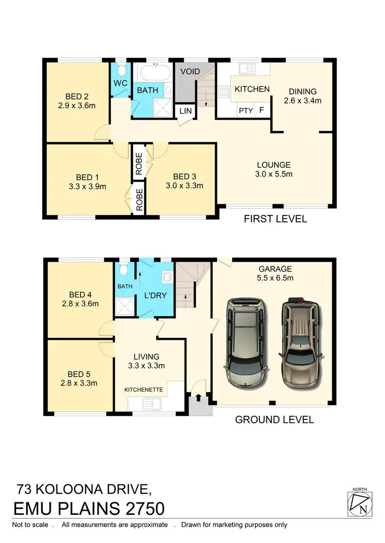 Floorplan of Homely house listing, 73 Koloona Drive, Emu Plains NSW 2750