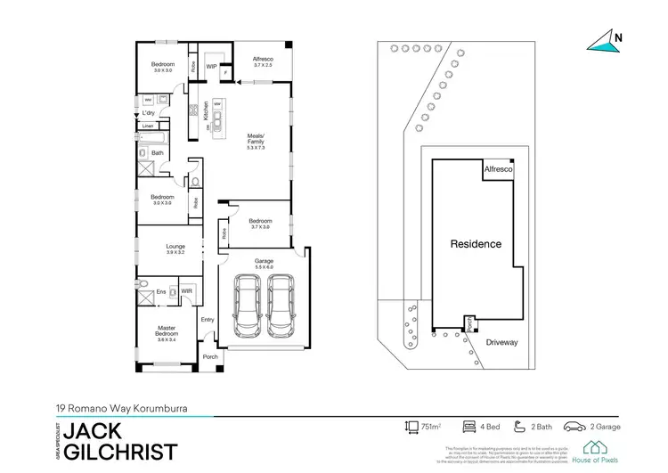 Floorplan of Homely house listing, 19 Romano Way, Korumburra VIC 3950
