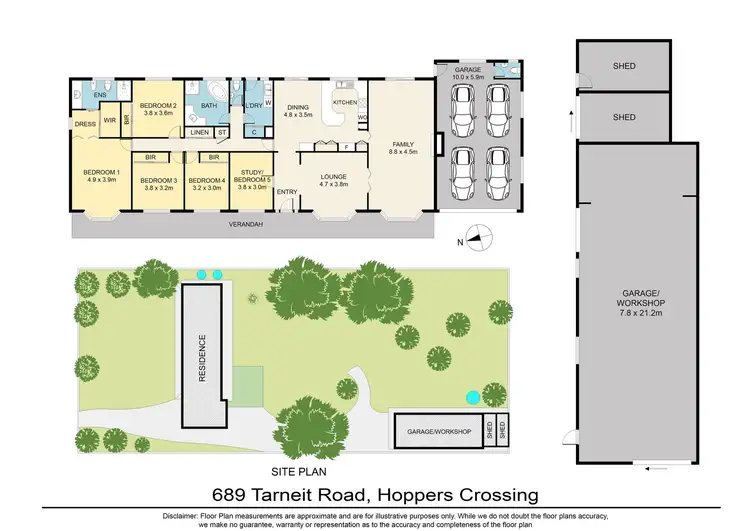 Floorplan of Homely house listing, 689 Tarneit Road, Hoppers Crossing VIC 3029