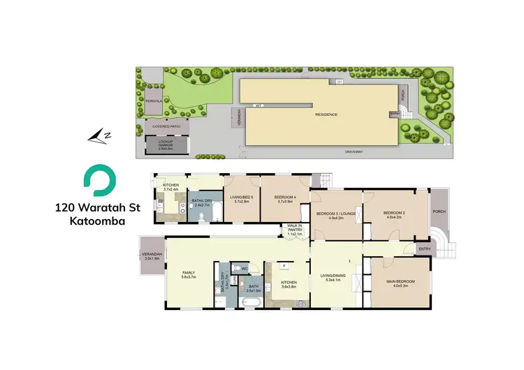 Floorplan of Homely house listing, 120 Waratah St, Katoomba NSW 2780