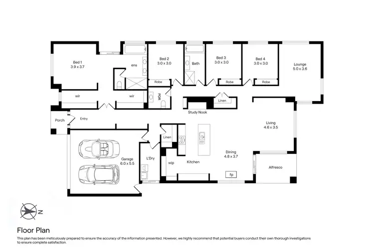 Floorplan of Homely house listing, 9 Five Mile Way, Woodend VIC 3442