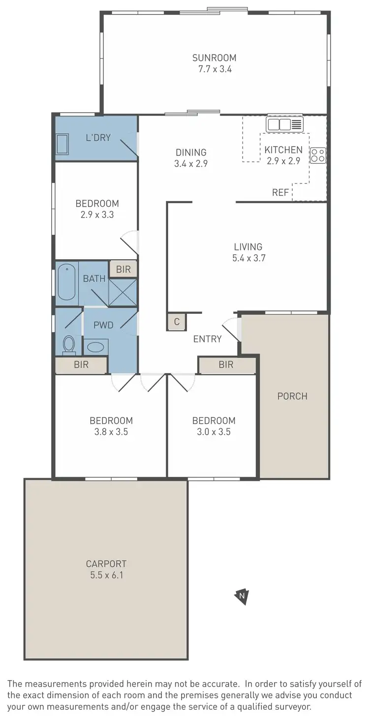 Floorplan of Homely unit listing, 23A Woorite Place, Wyndham Vale VIC 3024