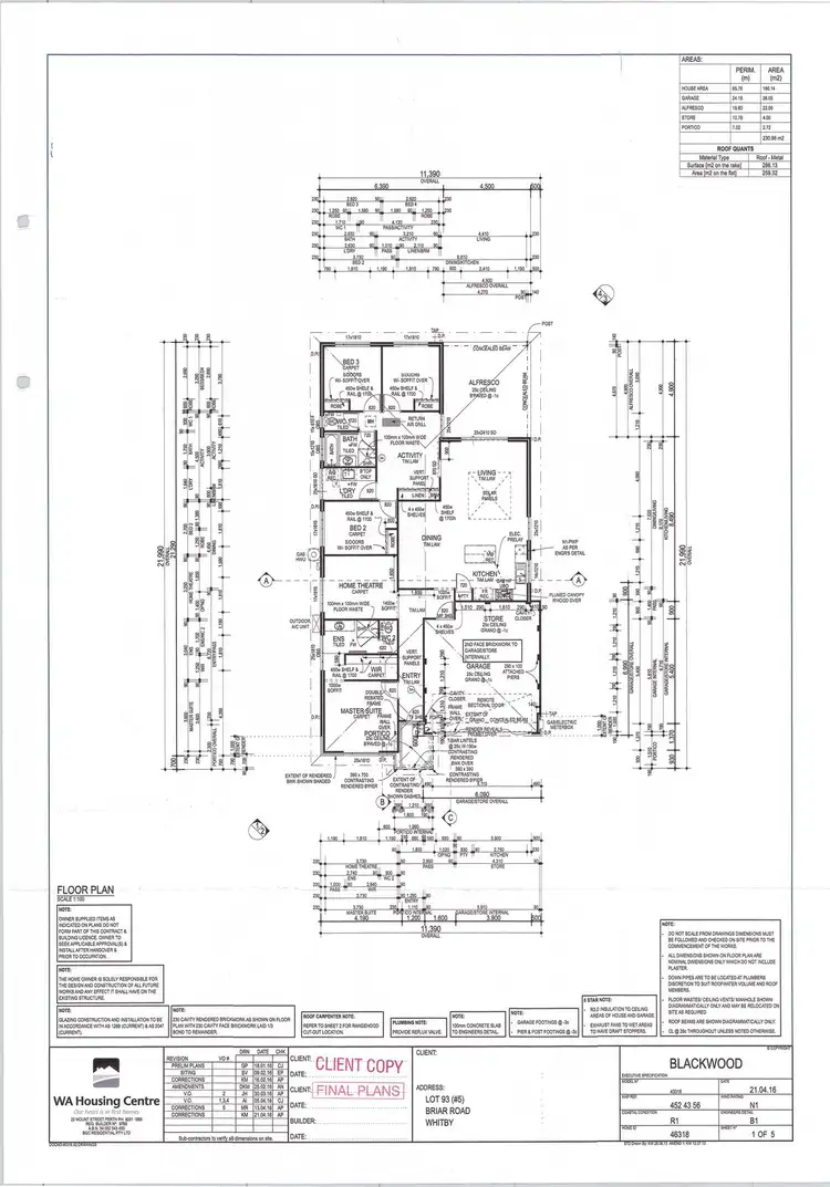Floorplan of Homely house listing, 5 Briar Road, Whitby WA 6123