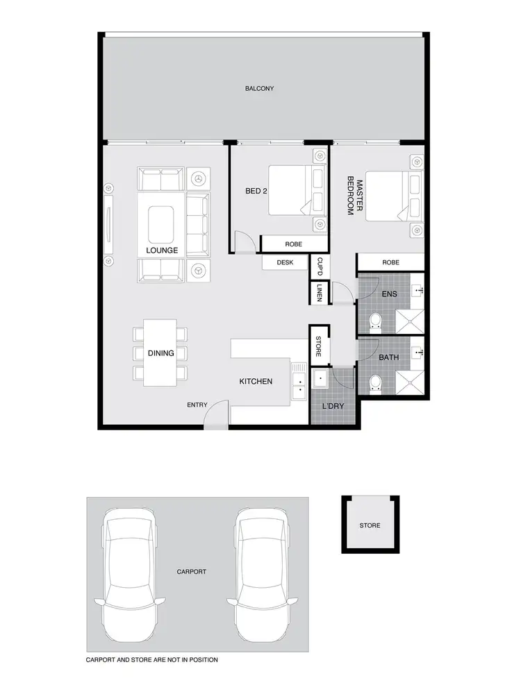 Floorplan of Homely apartment listing, 11/9 Bowen Drive, Barton ACT 2600