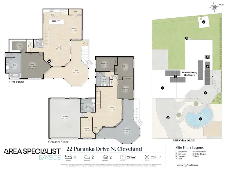 Floorplan of Homely house listing, 22 Paranka Drive Nth, Cleveland QLD 4163