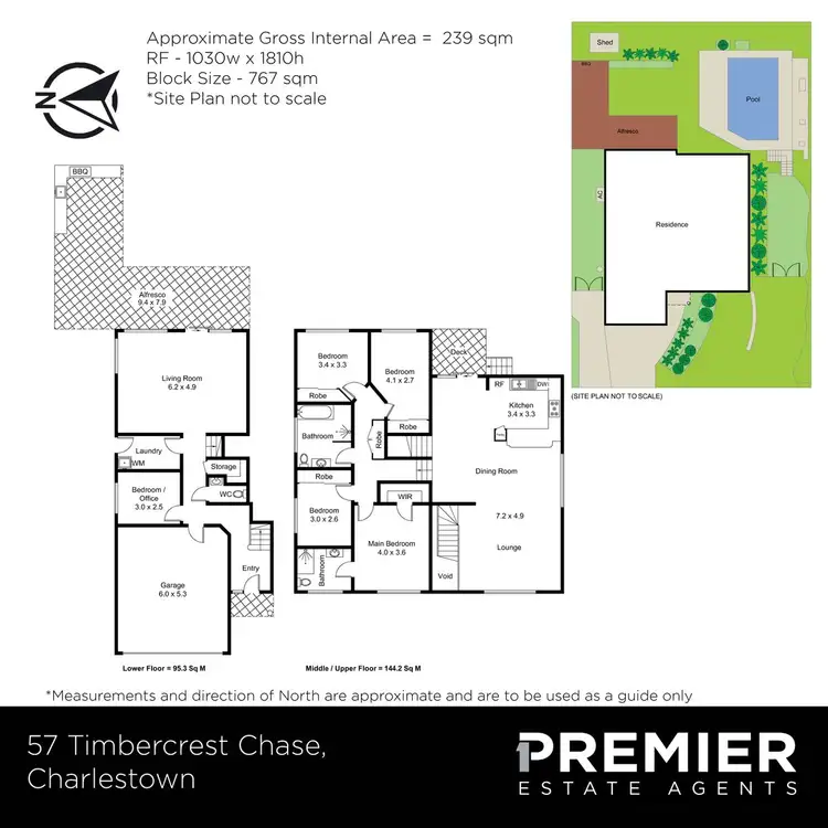 Floorplan of Homely house listing, 57 Timbercrest Chase, Charlestown NSW 2290