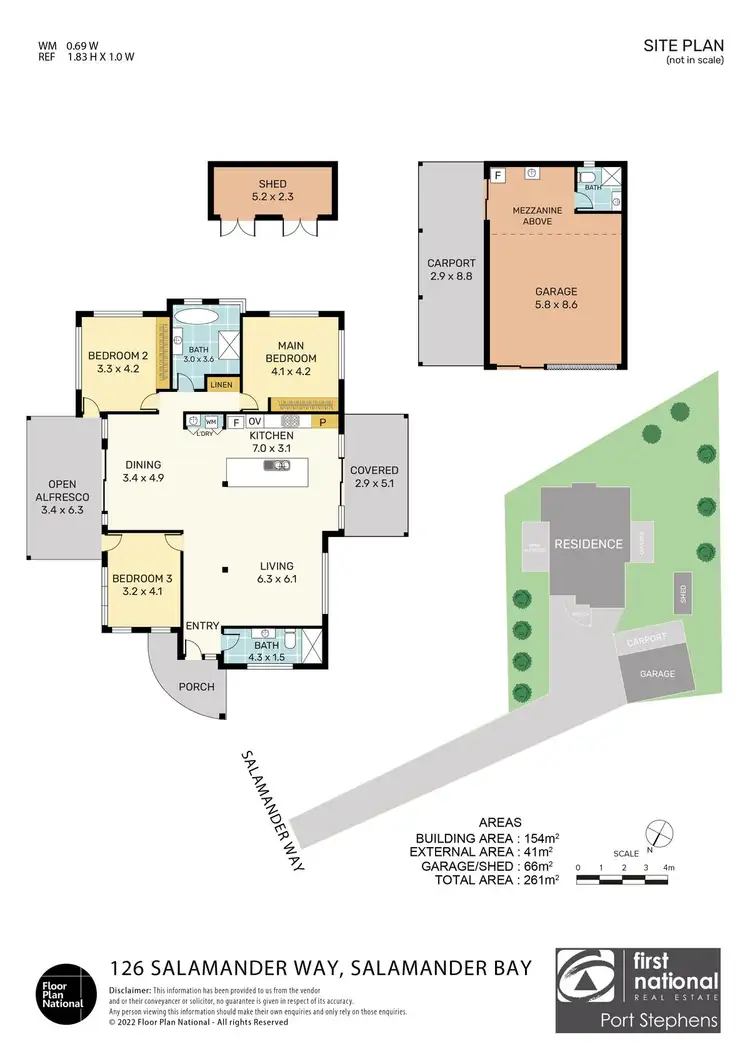 Floorplan of Homely house listing, 126 Salamander Way, Salamander Bay NSW 2317