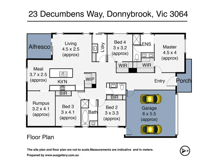 Floorplan of Homely house listing, 23 Decumbens Way, Donnybrook VIC 3064