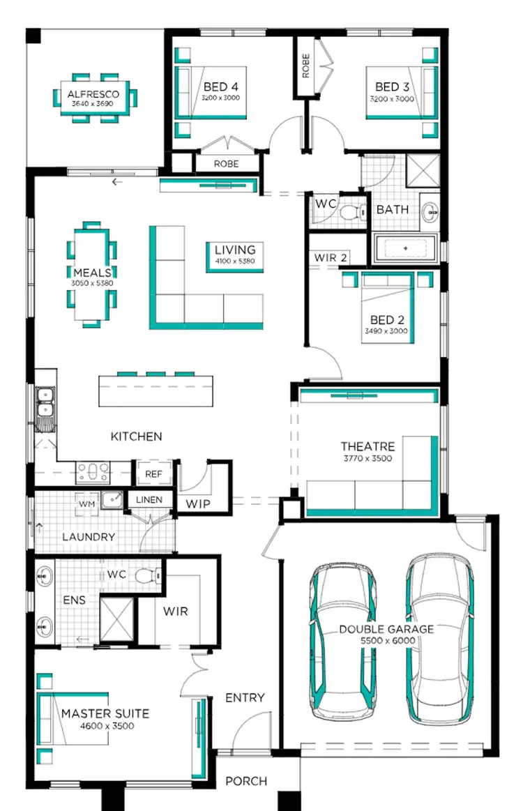 Floorplan of Homely house listing, 8 Candelo Way, Tarneit VIC 3029