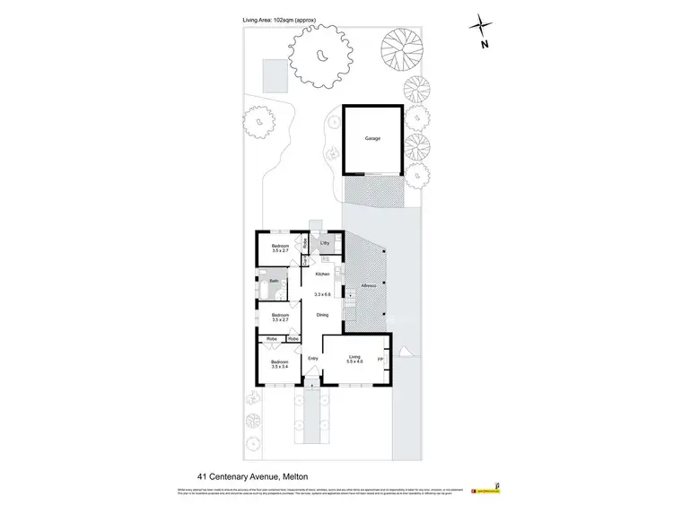 Floorplan of Homely house listing, 41 Centenary Avenue, Melton VIC 3337