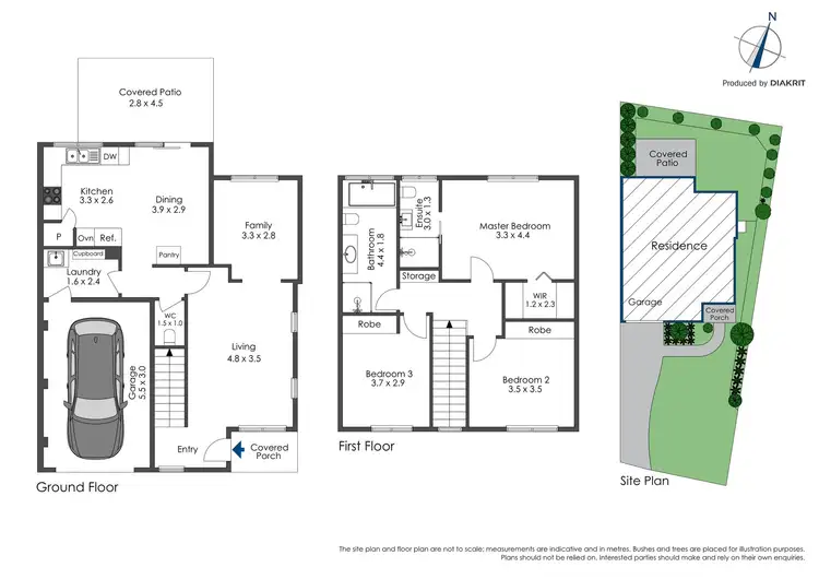 Floorplan of Homely semi-detached listing, 12B Wilga Place, Marsfield NSW 2122