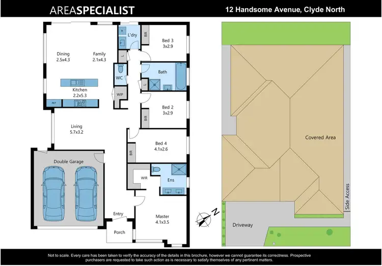 Floorplan of Homely house listing, 12 Handsome Avenue, Clyde North VIC 3978